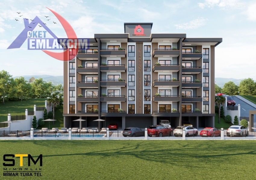 ADLİYE MEVKİNDE LÜKS KONSEPTE 1+1 PROJEDEN DAİRE S