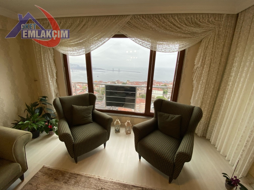 MUHTEŞEM DENİZ MANAZARASINA SAHİP SATILIK 3+1 DAİR