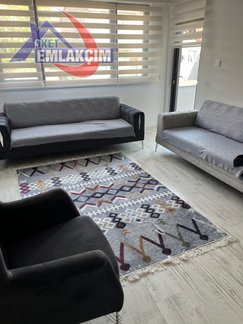 ERDEMİR CAD. ÜSTÜ FULL EŞYALI 2+1 KİRALIK DAİRE