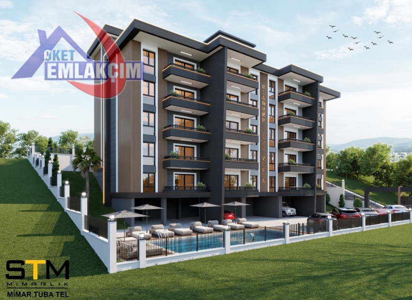 ADLİYE MEVKİNDE LÜKS KONSEPTE 1+1 PROJEDEN DAİRE S
